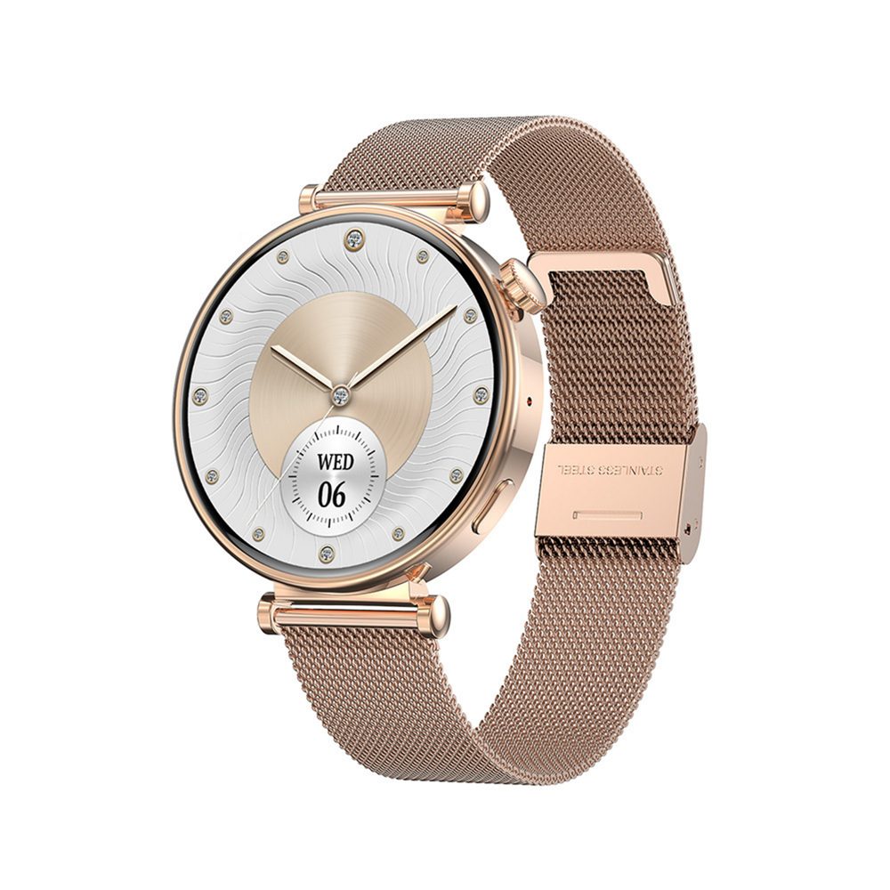 Blavec Smartwatch Amber W17 + 2 db óraszíj, rózsaarany