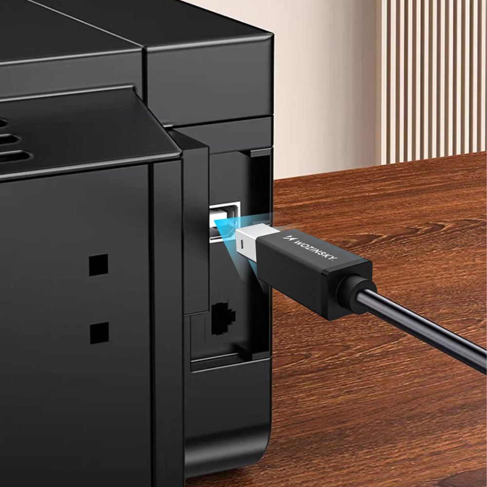 Wozinsky WKDDY3S kábel USB-B – USB-A, 2 m, čierny