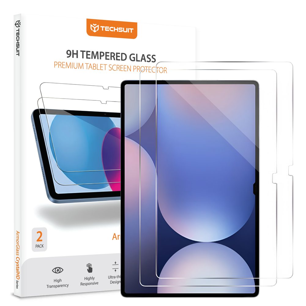 Levně Techsuit ArmorGlass CrystalHD, Samsung Galaxy Tab S9 Plus / S9 FE Plus / S10 Plus, 2 kusy