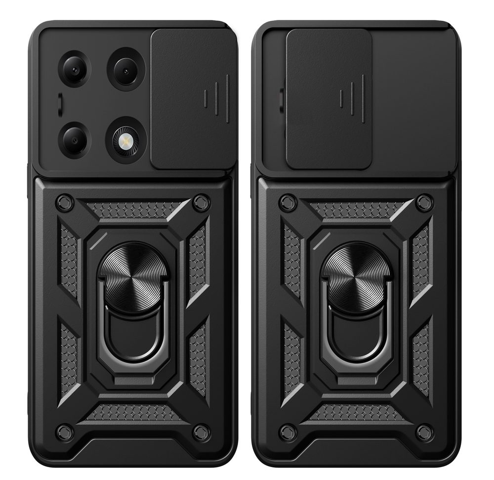 Levně JP CamShield, Xiaomi Redmi Note 13 Pro 4G / Poco M6 Pro 4G, černý