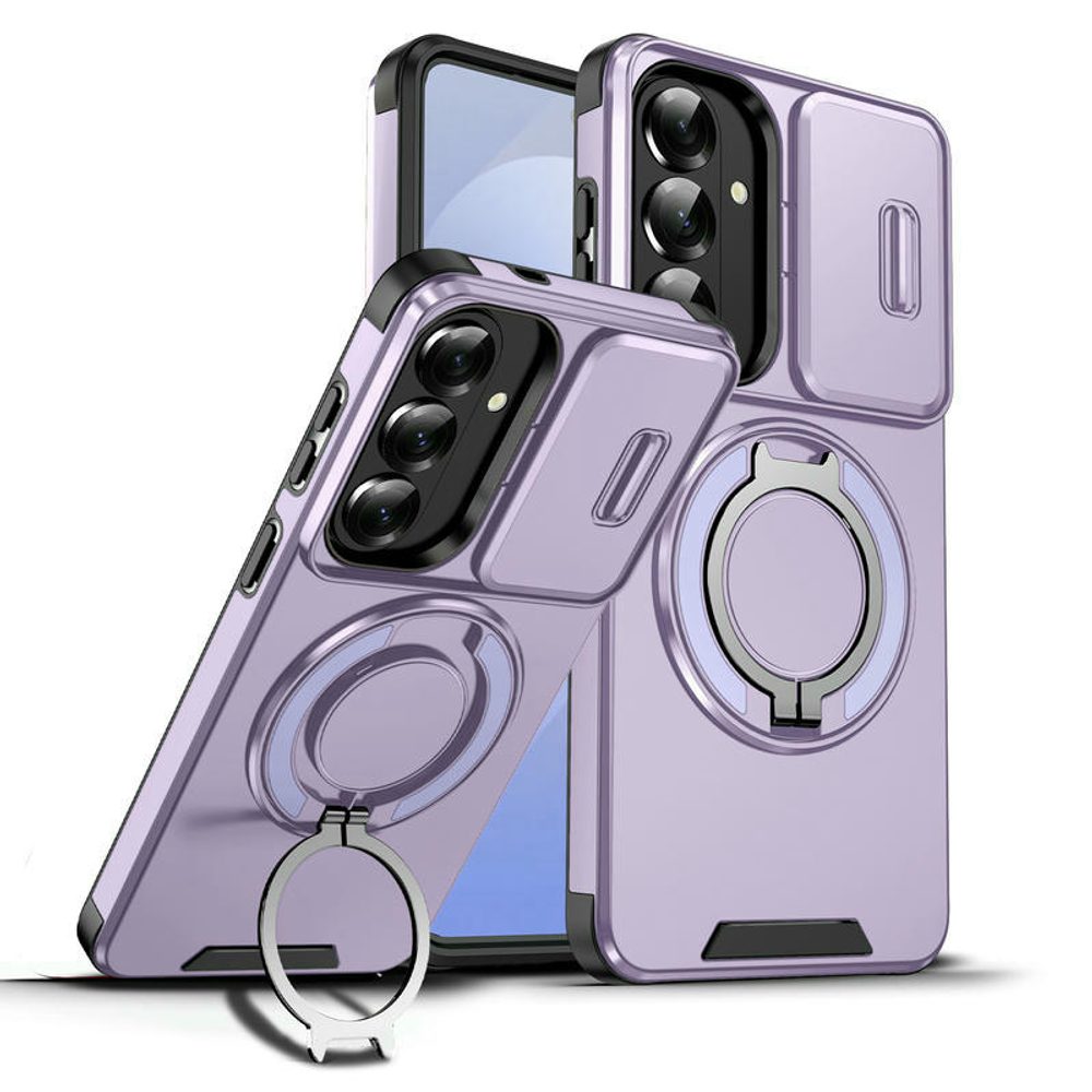 Levně Camslide Stand obal, Samsung Galaxy S26 Plus, fialový