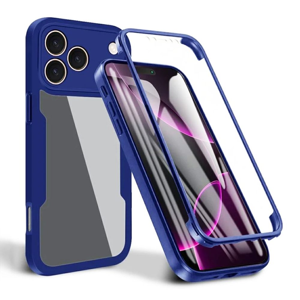 Techsuit ColorVerse 360, iPhone 17 Pro Max, kék
