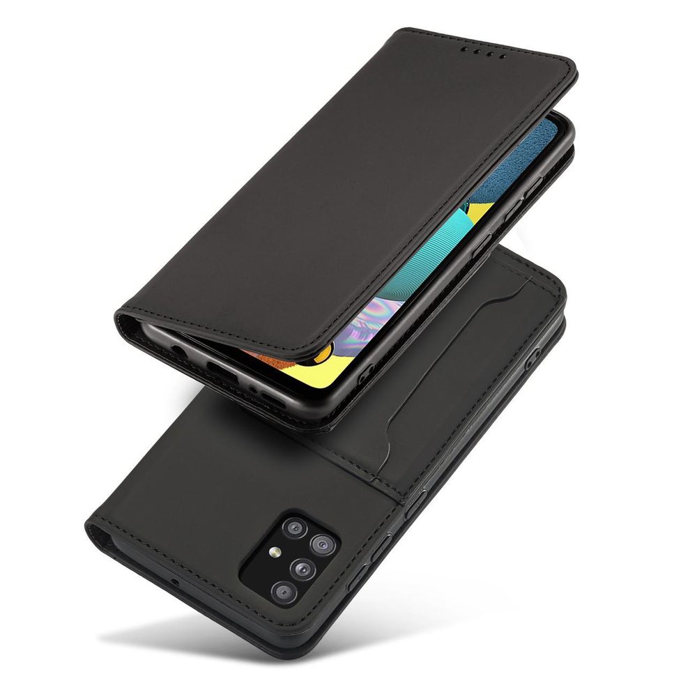 Magnet Card Case Etui, Xiaomi Redmi Note 11, črn