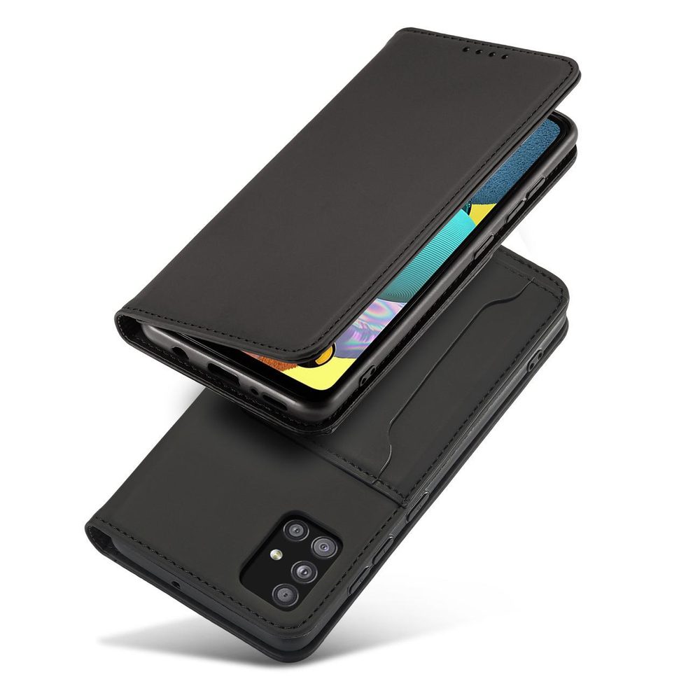 Magnet Card Case Tok, Xiaomi Redmi Note 11, Fekete