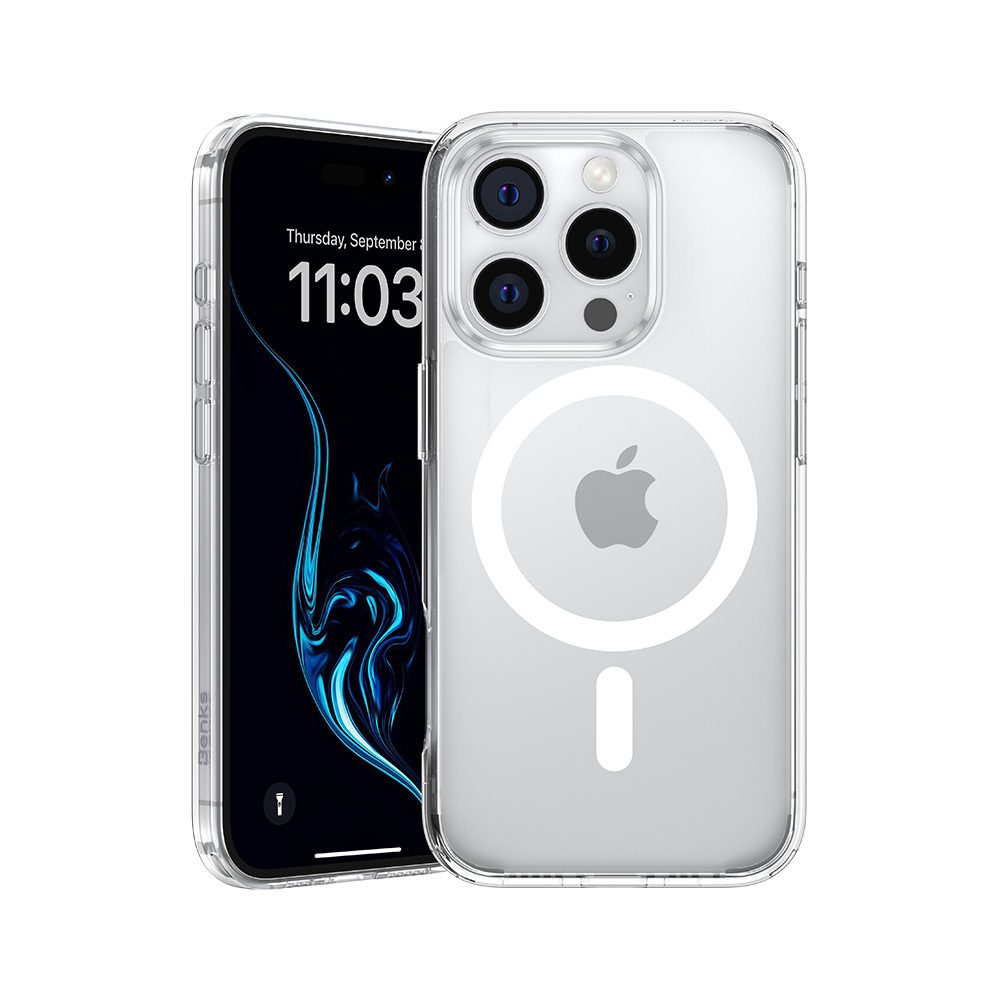 Levně Benks Magnetic Lucent Pro obal, iPhone 16 Pro, průhledný