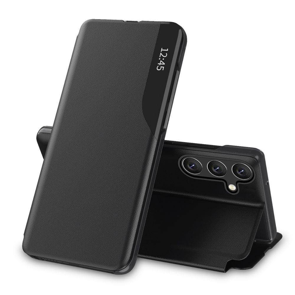 Eco Leather View Case, Samsung Galaxy A54 5G, črn