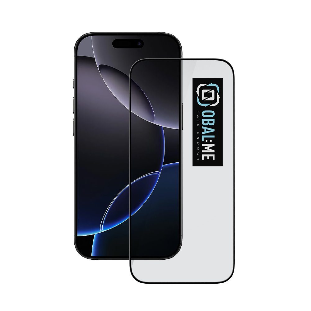 OBAL:ME 5D Tvrzené Sklo pro Apple iPhone 17 / 17 Pro, černé