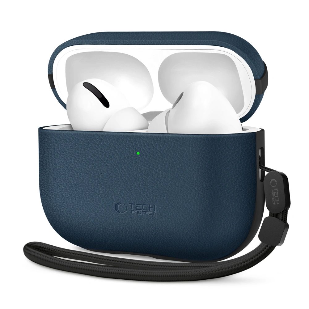 Levně Tech-Protect NaturalFit, Apple AirPods Pro 3, tmavě modré