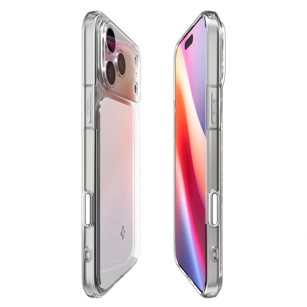 Spigen Ultra Hybrid "T" Mag s MagSafe, iPhone 17 Pro Max, biely