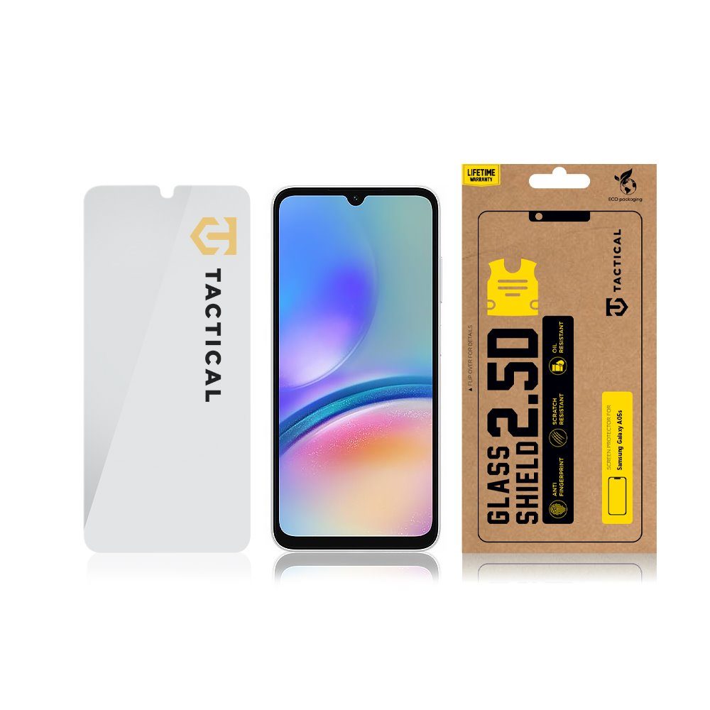 Tactical Glass Shield 2.5D Sklo Pro Samsung Galaxy A05 / A05s, Průhledné