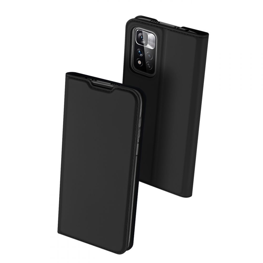 Dux Ducis Skin Pro, Knížkové Pouzdro, Xiaomi Redmi Note 11 Pro Plus 5G, černé