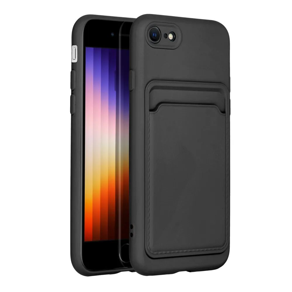 Card Case Tok, IPhone 7 / 8 / SE 2020, Fekete