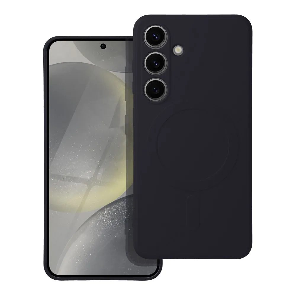 Silicone Mag Cover tok, Samsung Galaxy A36, fekete
