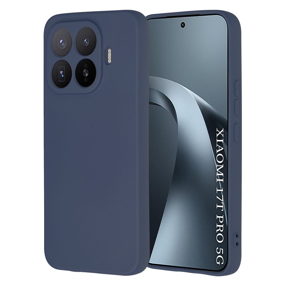 Husa Techsuit SoftFlex, Xiaomi 17T Pro, albastru închis