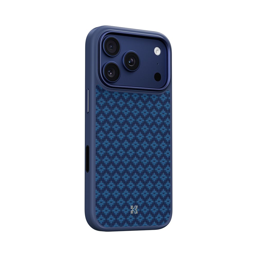 Benks Magnetic Armor Pro Armor Grid Kevlar obal Metal Frame, iPhone 17 Pro Max, modrý