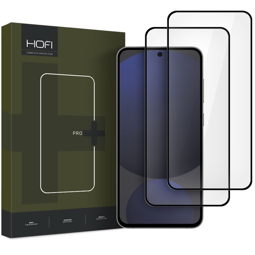 Hofi Pro+ edzett üveg, Samsung Galaxy S24 FE, 2 db, fekete