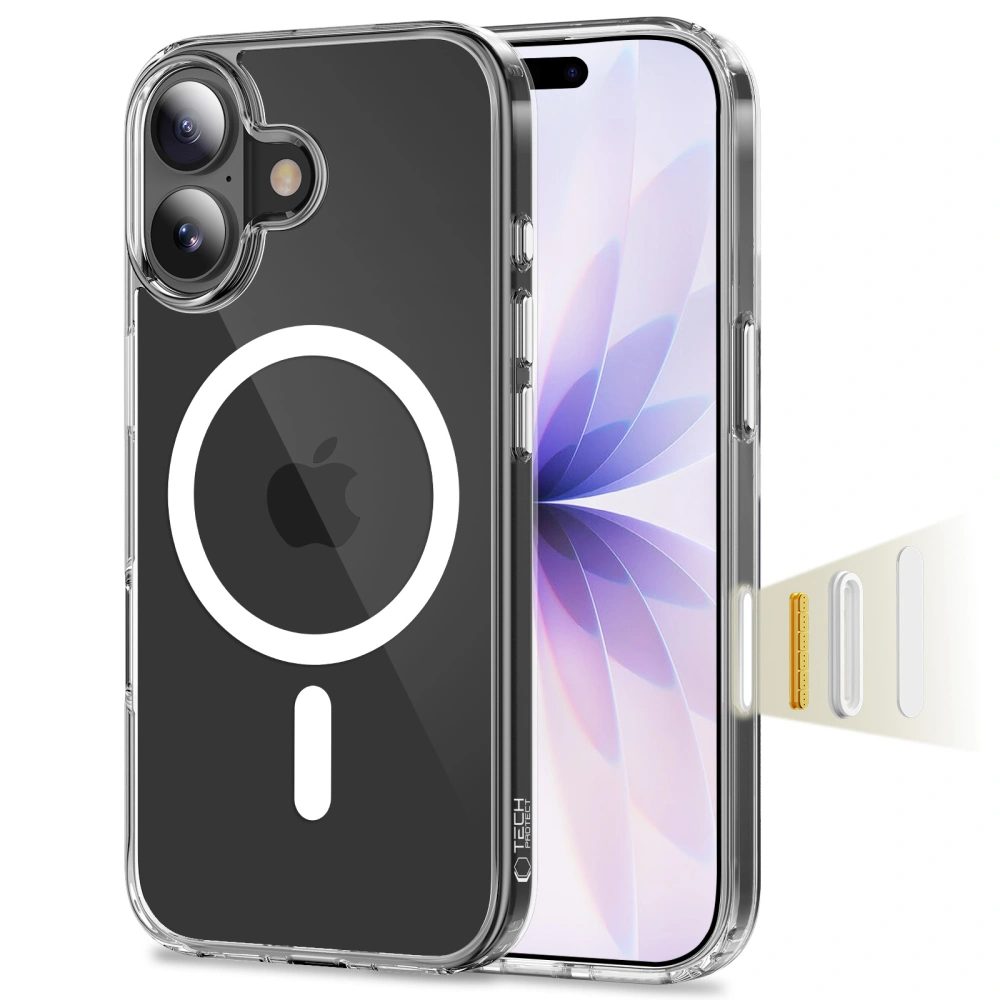 Levně Tech-Protect Flexair Hybrid MagSafe CC, iPhone 17, průhledný