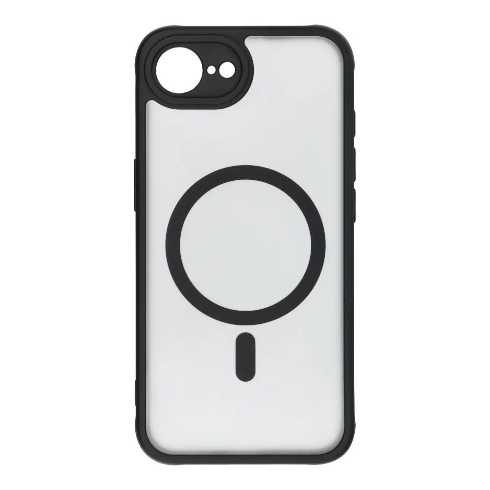 Full Matte Mag Cover MagSafe-tel, iPhone 16e, fekete