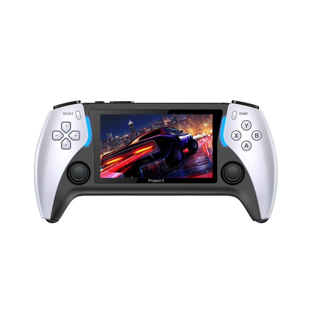 Project X Přenosná herní konzole s 4,3" HD IPS displejem, bílá