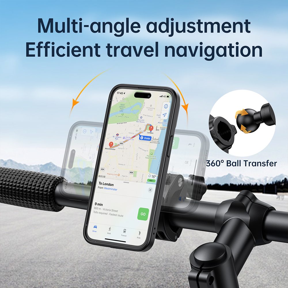 Blavec BV-03 Velo Quick Lock Magsafe Držiak na riadidlá, čierny