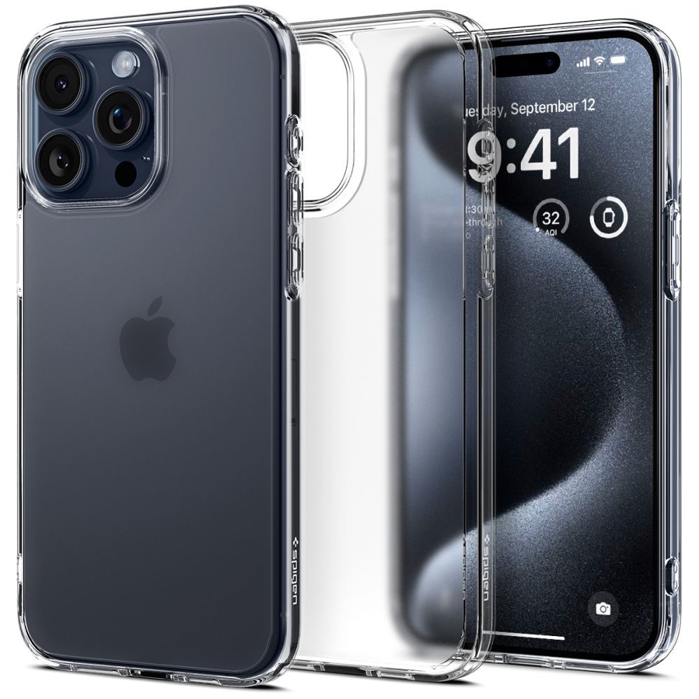 Spigen Ultra Hybrid Maska Za Mobitel, IPhone 15 Pro, Frost Clear