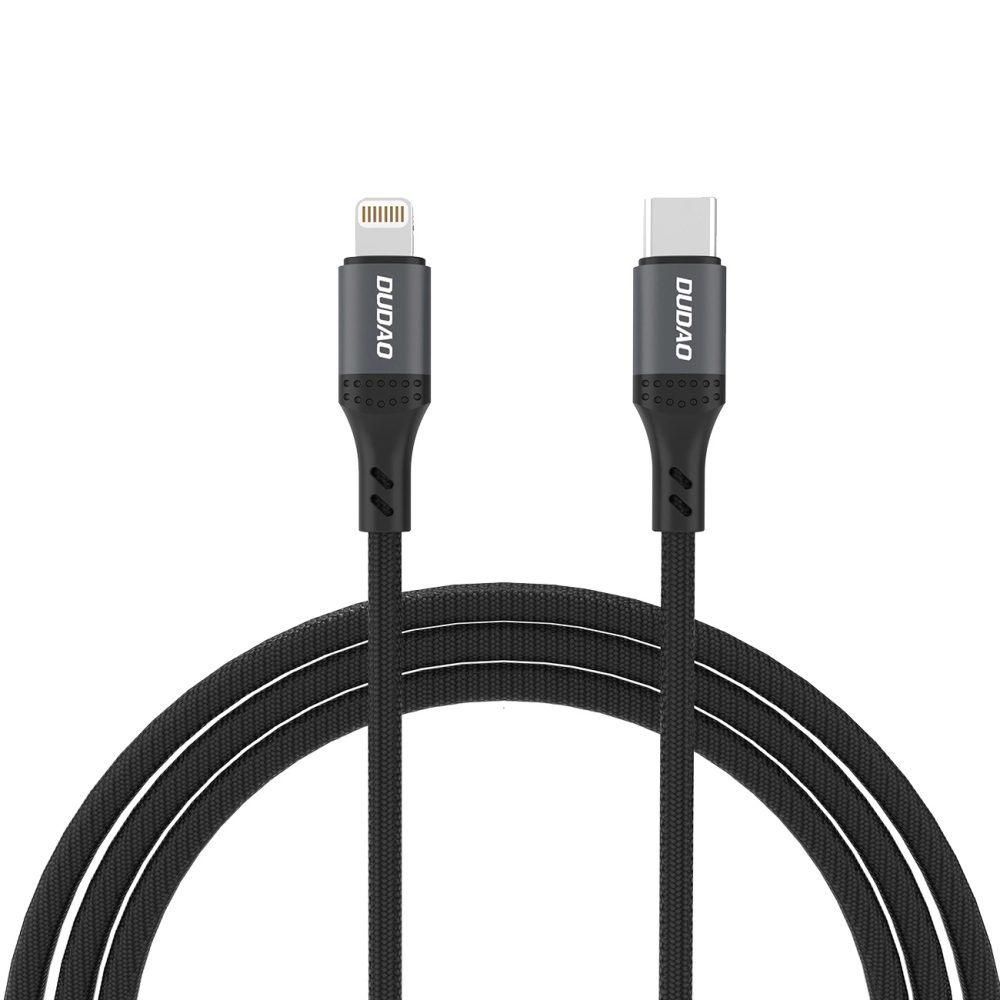 Dudao L3CL kabel USB-C - Lightning, 30W, 1,2 m, černý