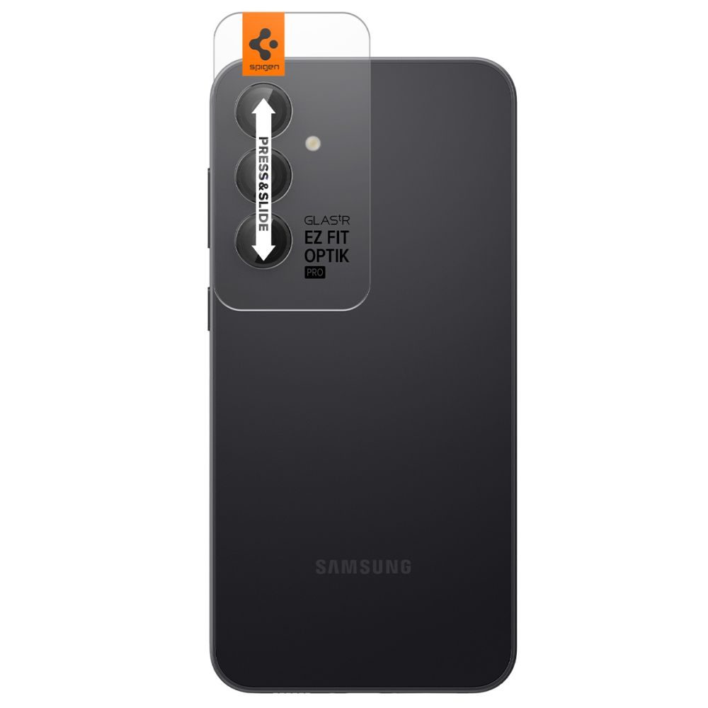 Spigen Optik.TR Ez Fit Kameravédő, 2 Darab, Samsung Galaxy S23 / S23+ Plus / S24, Fekete