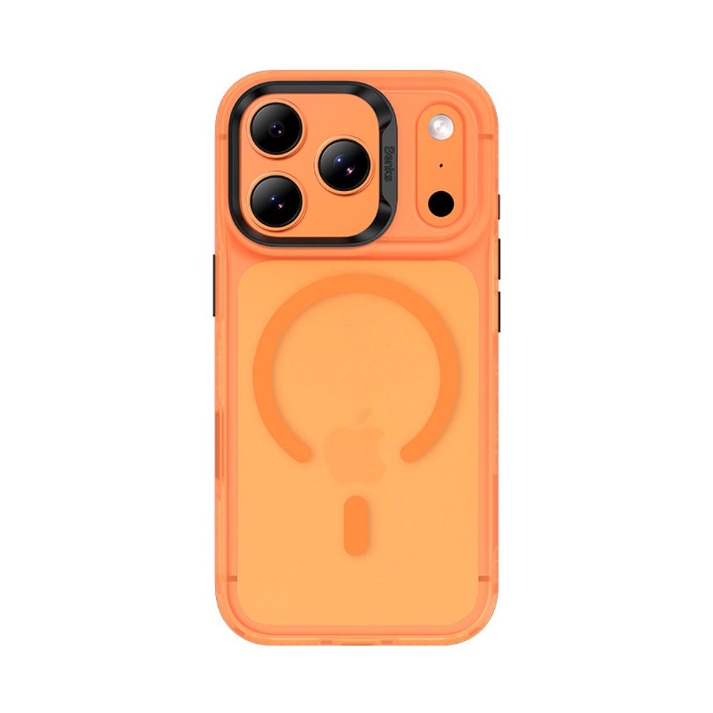 Levně Benks Magnetic Lucid Armor obal, iPhone 17 Pro, oranžový