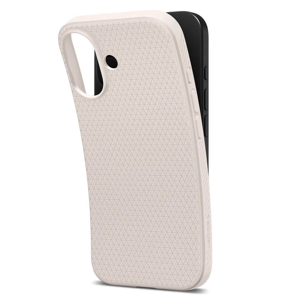 Spigen Liquid Air, iPhone 17, prírodný titán