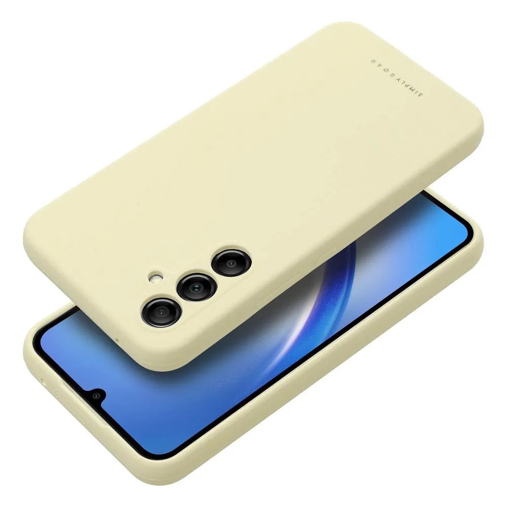 Roar Cloud-Skin, Samsung Galaxy A34 5G, Světle žlutý