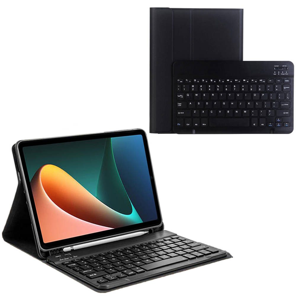 Pouzdro s Bluetooth klávesnicí pro Xiaomi Pad 5 / 5 Pro, černé