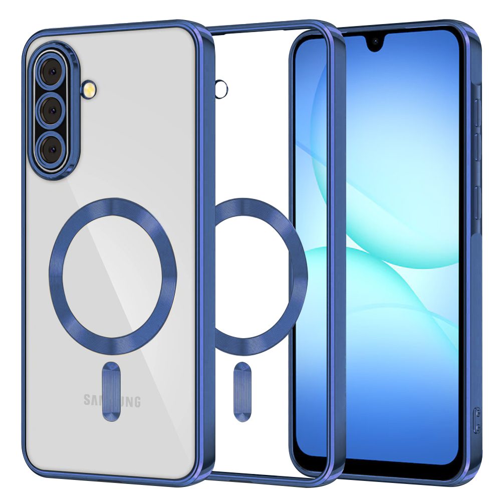 Levně Techsuit Luxury Crystal MagSafe, Samsung Galaxy A17 4G / 5G, modrý
