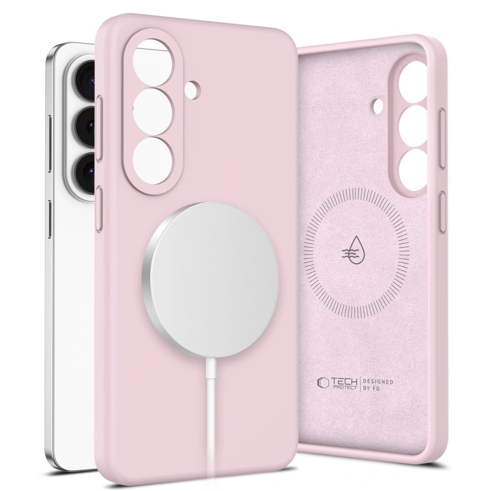 Levně Tech-Protect Silicone MagSafe, Samsung Galaxy S26 Plus, růžový