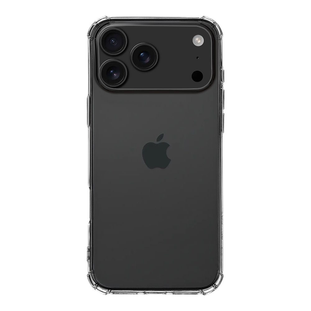 Tactical TPU Plyo tok, iPhone 17 Pro Max, átlátszó
