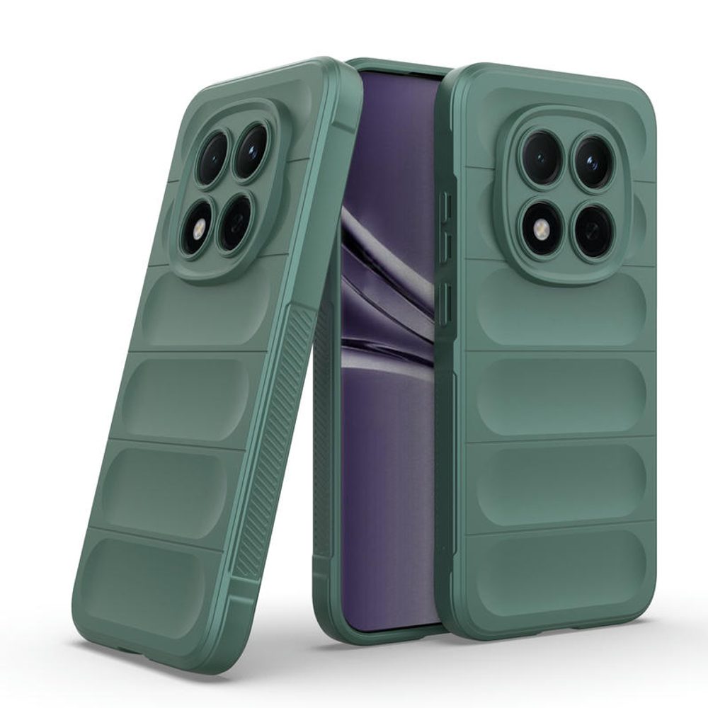 Levně Wency Magic Shield obal, Xiaomi Redmi Note 15 Pro 5G, zelený