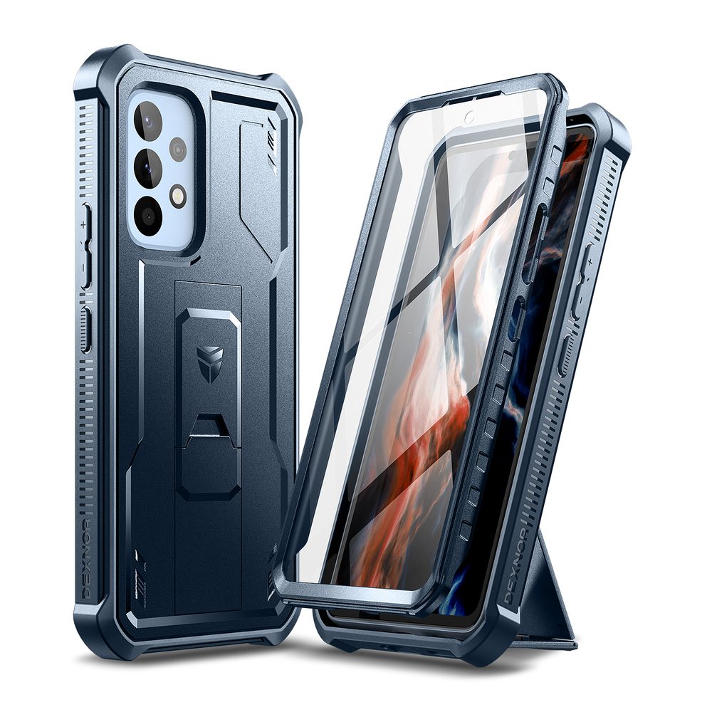 Dexnor 360 Kickstand borító Samsung Galaxy A53, kék