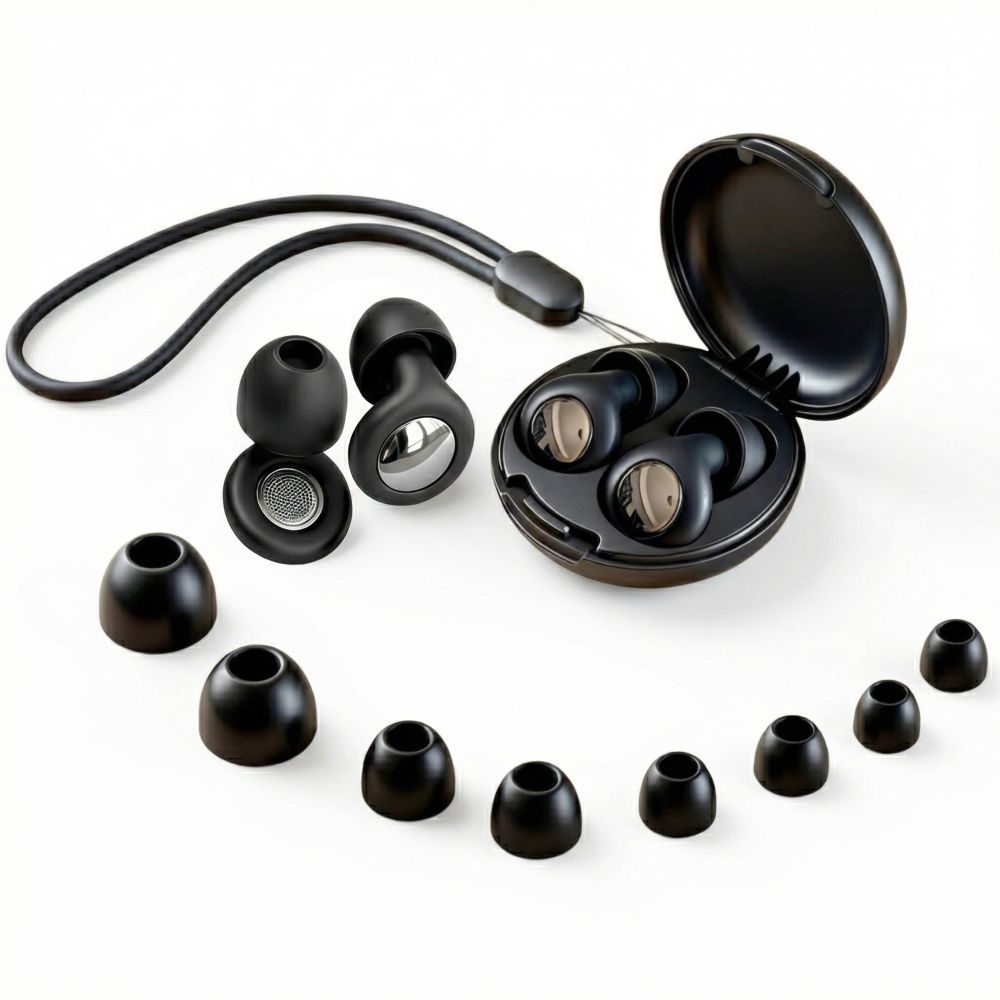 Tech-Protect QuietFit dopuri de urechi, negre