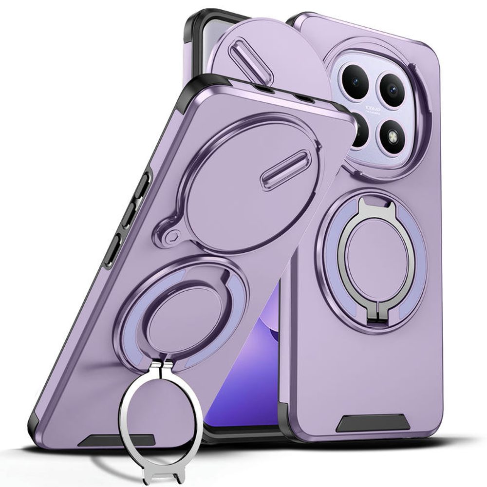 Levně Camslide Stand obal, Xiaomi Redmi Note 15 5G, fialový