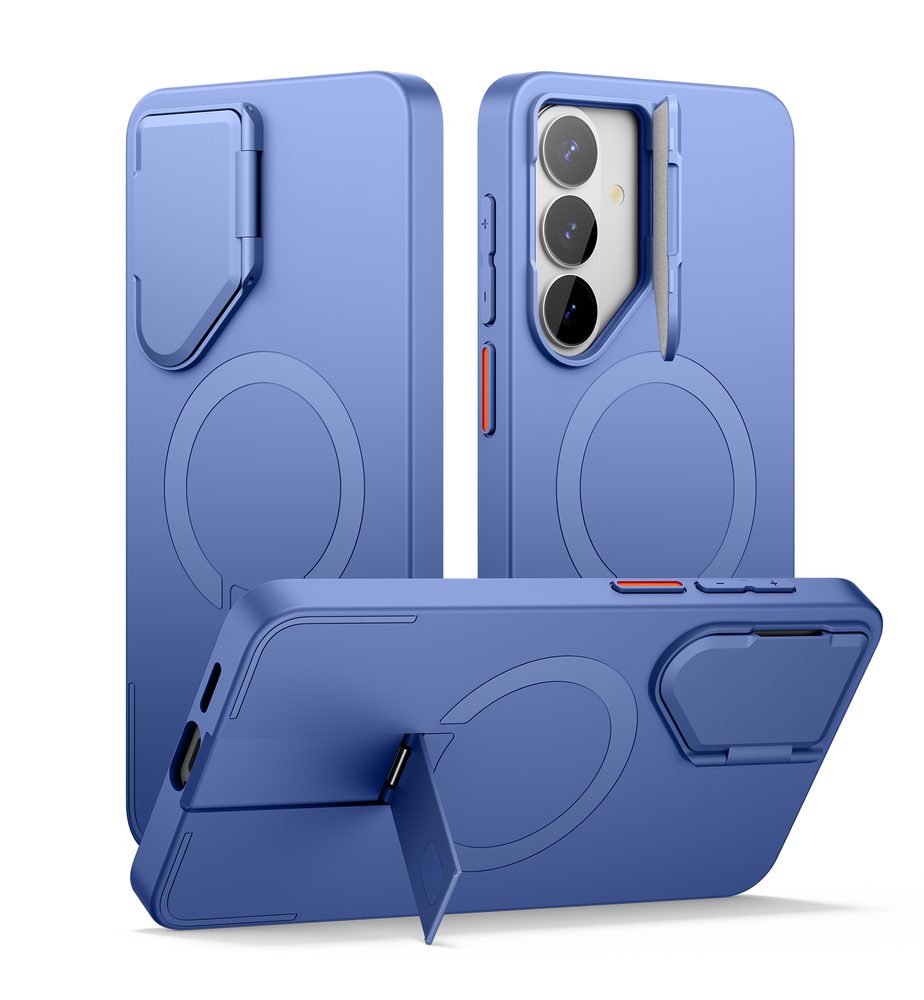 Levně Suritch MagSafe Kickstand Camprotector obal Samsung Galaxy S26, světle modrý