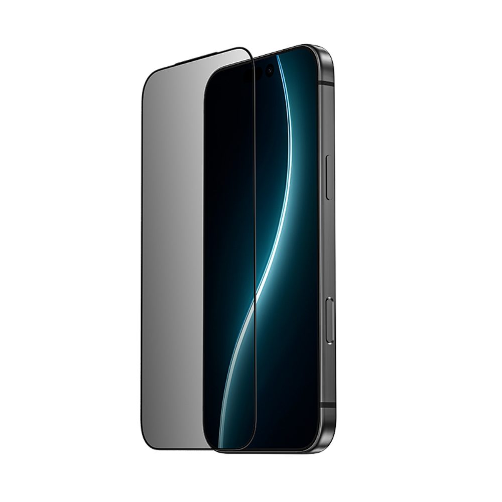 Benks Tvrdené sklo Ultra Shield Privacy, iPhone 16 Pro / 17, čierne