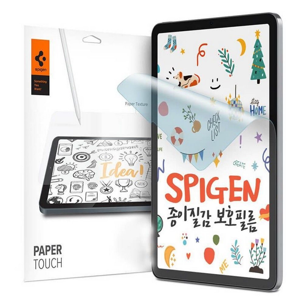 Spigen Paper Touch, Matná Papierová Fólia Na Kreslenie, IPad Pro 12.9 2020 / 2021 / 2022