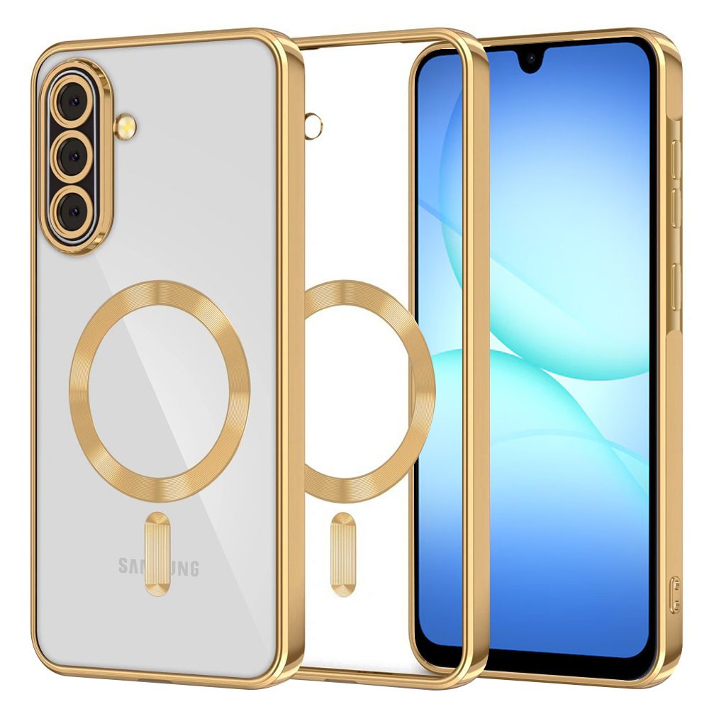 Levně Techsuit Luxury Crystal MagSafe, Samsung Galaxy A17 4G / 5G, zlatý