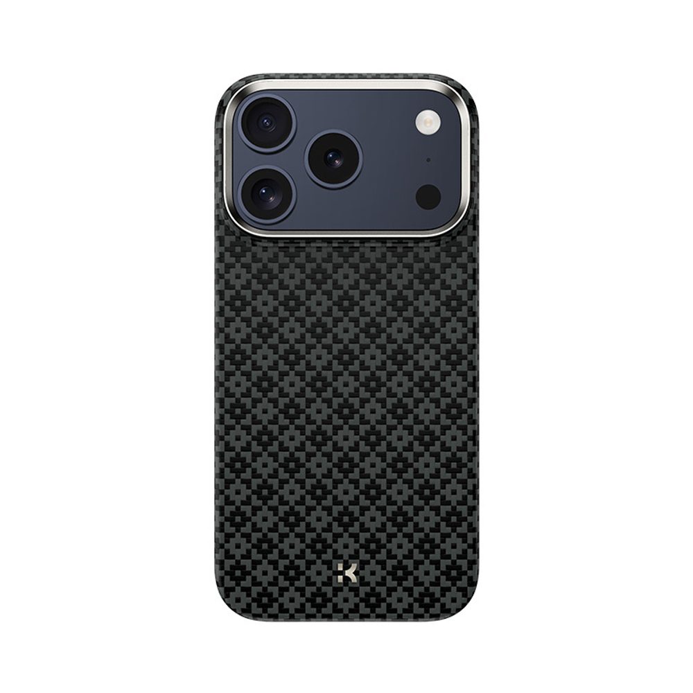 Levně Benks Magnetic Armor Air Armor Grid Kevlar obal Metal Frame, iPhone 17 Pro Max, černý
