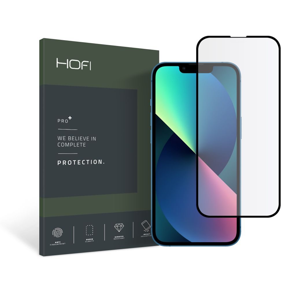 Hofi Pro+ Edzett üveg, IPhone 13 Mini, Fekete