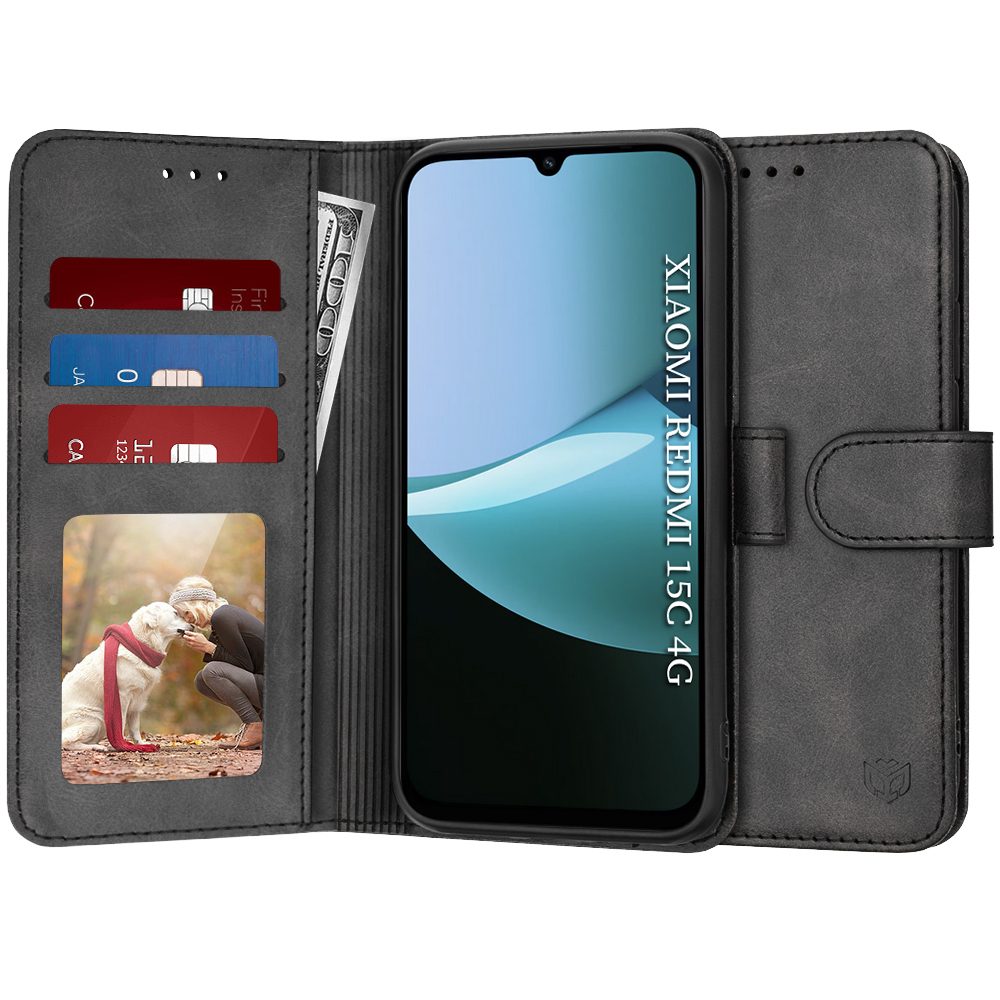 Levně Techsuit Diary Book, Xiaomi Redmi 15C 4G / 5G, černé