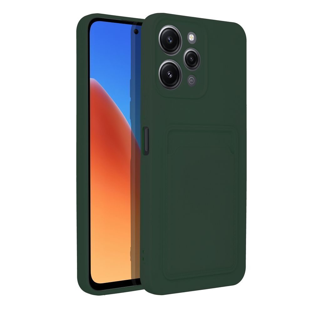 Husă Card Case, Xiaomi Redmi 12 4G, Verde