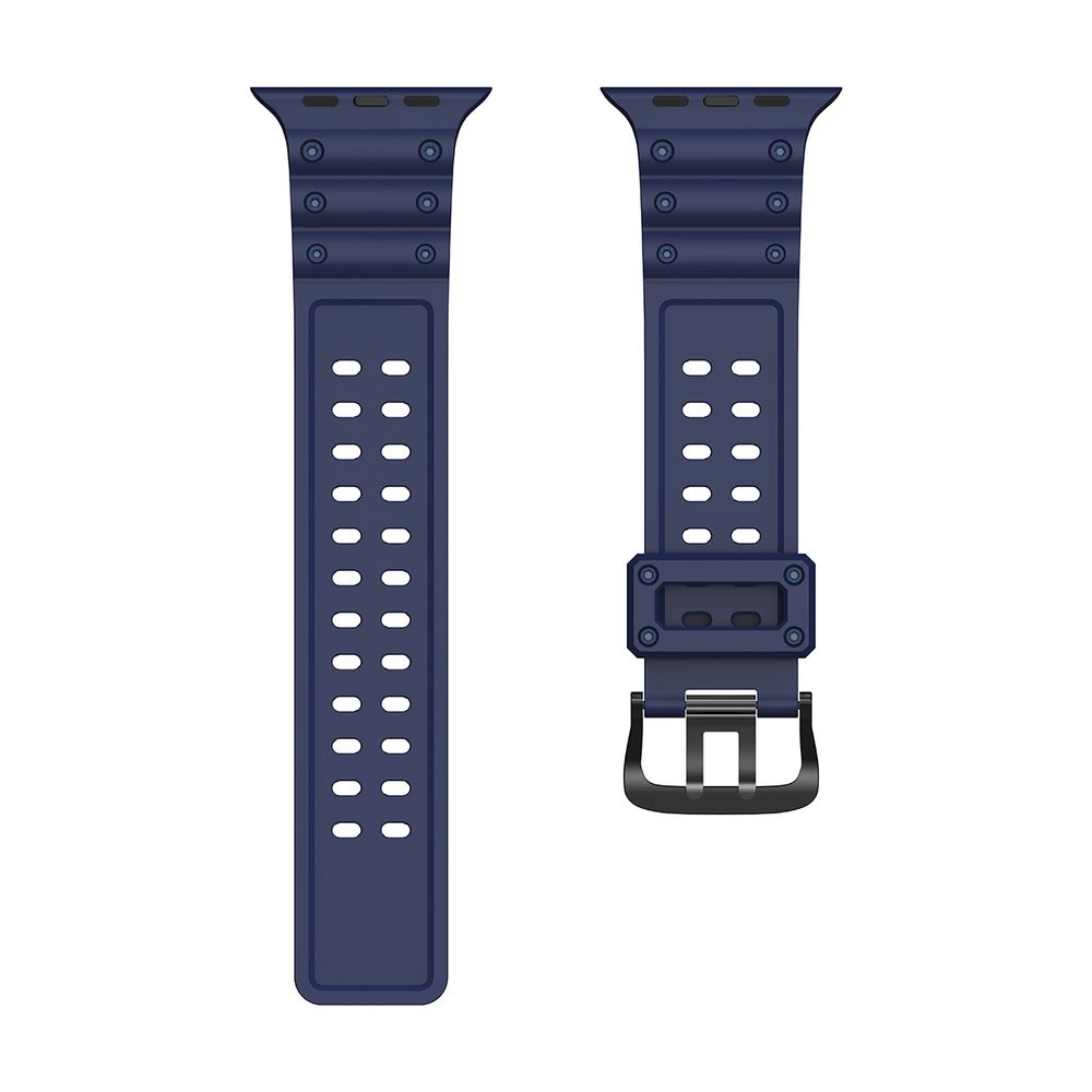 Strap Triple řemínek Pro Hodinky Apple Watch SE / 8 / 7 / 6 / 5 / 4 / 3 / 2 / 1 (41/40/38mm), Modrý