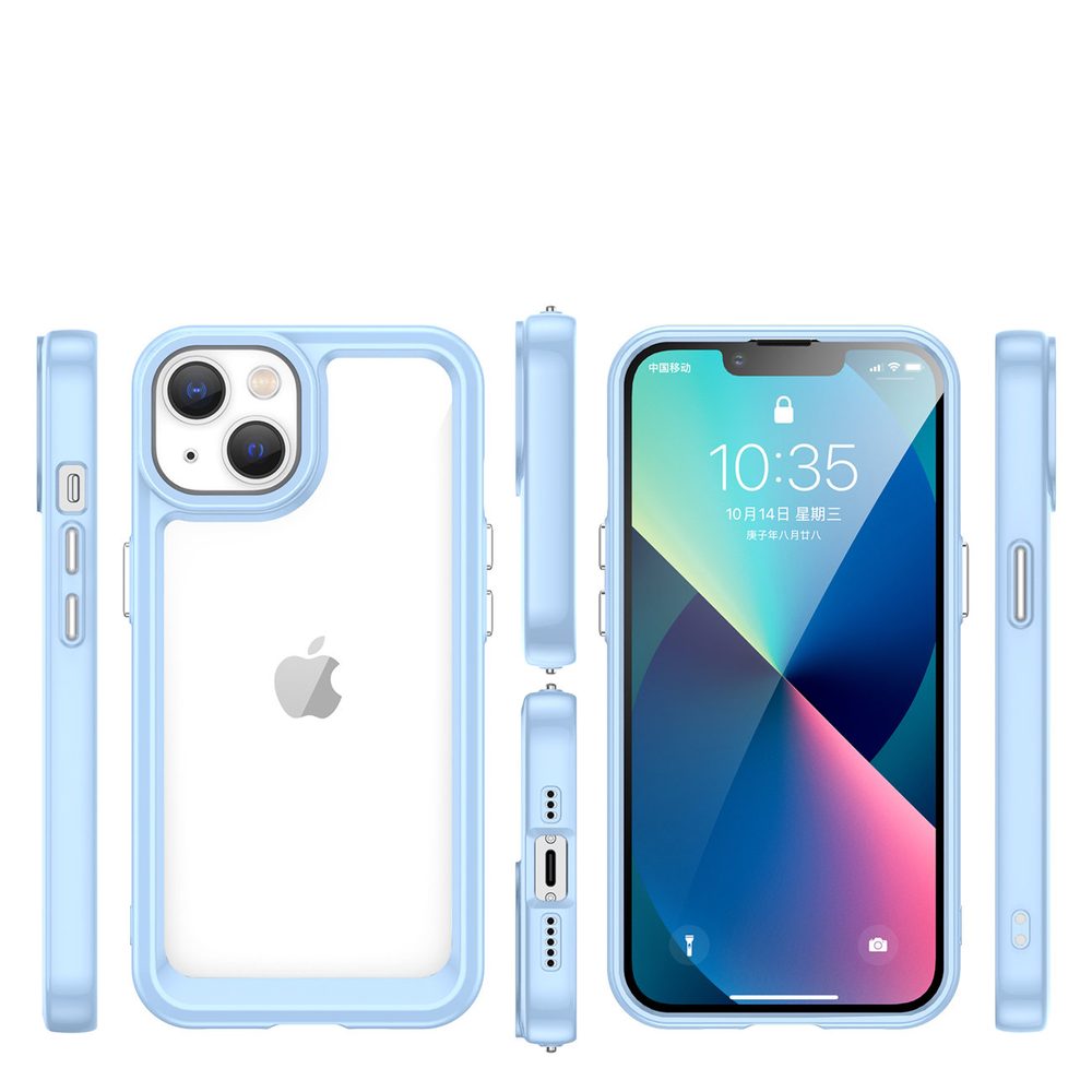 Outer Space Case Maska, IPhone 14 Plus, Plavi