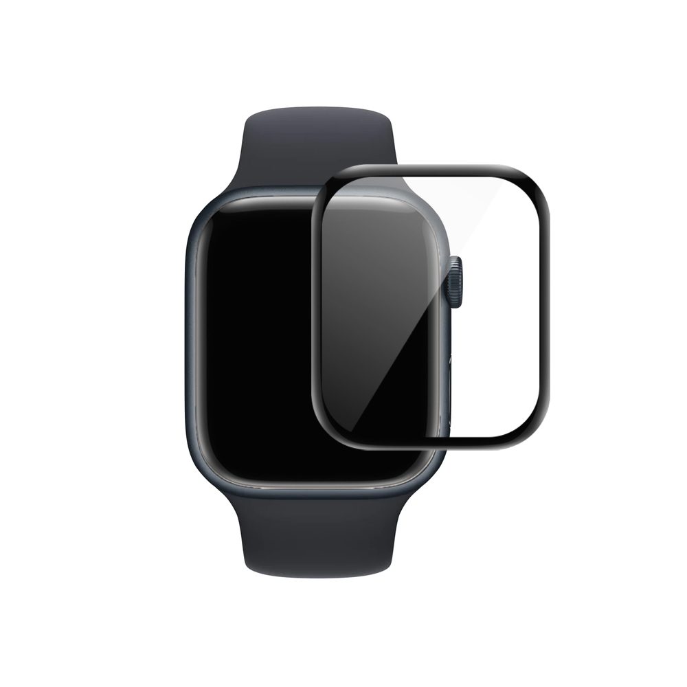 JP Watch Glass hybridné sklo, Apple Watch 7 / 8 / 9 (45 mm), čierne