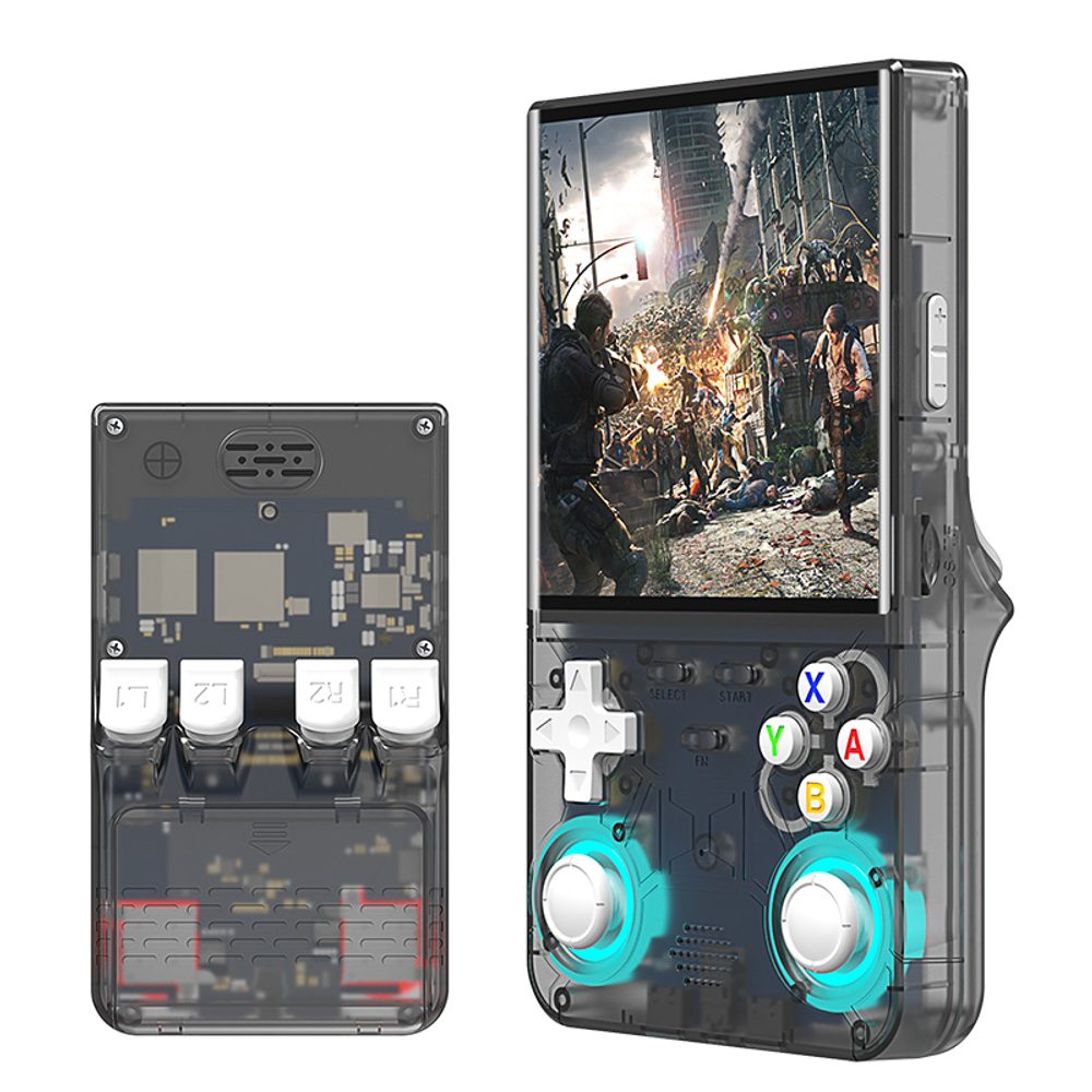 Levně R36 Ultra Přenosná herní konzole s 4,0" IPS displejem, černá